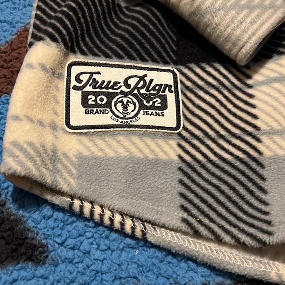 Medium True Religion fleece button down - Picture 2 of 6